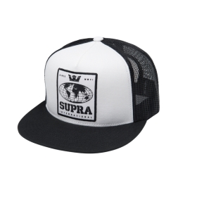 Supra Accessories INTERNATIONS TRUCKER White/Black Hats | CA-75371